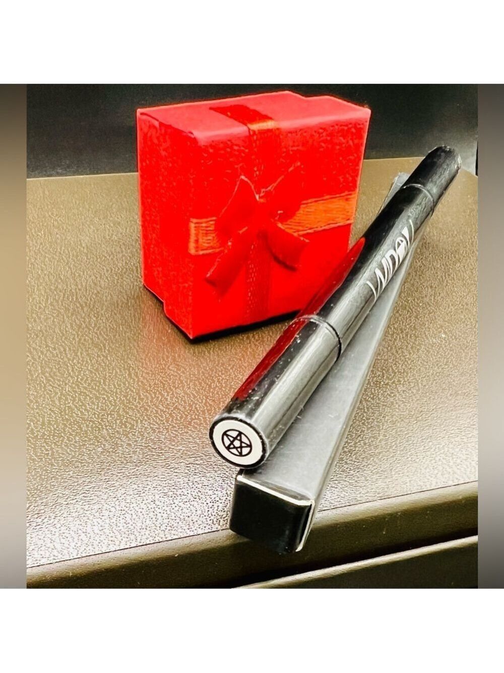 Dolls Kill Widow Black Pentagram Stamp Eyeliner Dual Ended Pen